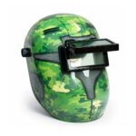Careta Huevito con Visor Levantable Verde WW