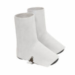 CUBRE BOTAS CROMO DE CUERO